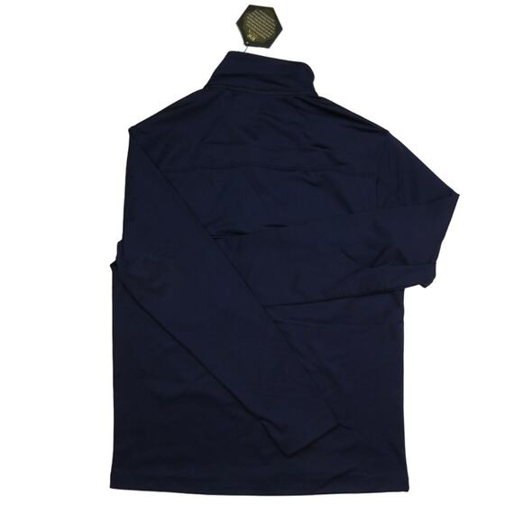 NWT Rorie Whelan Golf 1/4 Zip Pullover RW UPF 50 Wicking, navy, small - Picture 2 of 2
